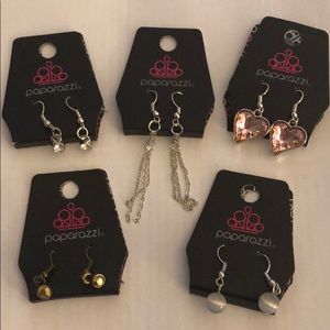 Lot 3 paparazzi earrings